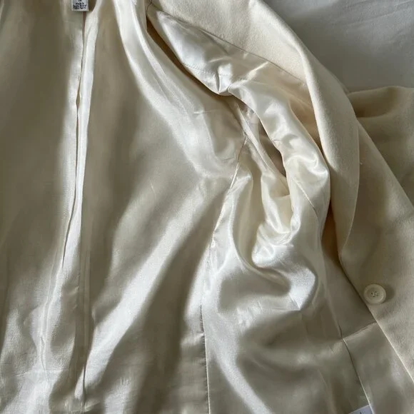 Vintage Pendleton 100% Virgin Wool Blazer - Winter White - Picture 2 of 16